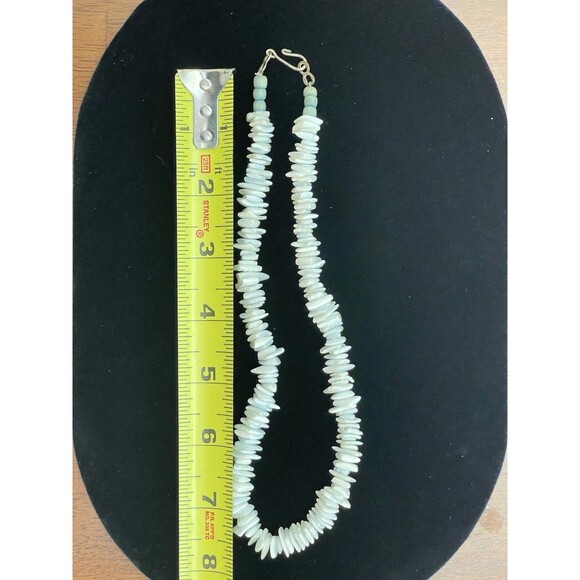 Lot 2 Puka Shell Necklaces 16" Surfer Hawaiian Chunky Boho Natural Shells VTG - Picture 14 of 14